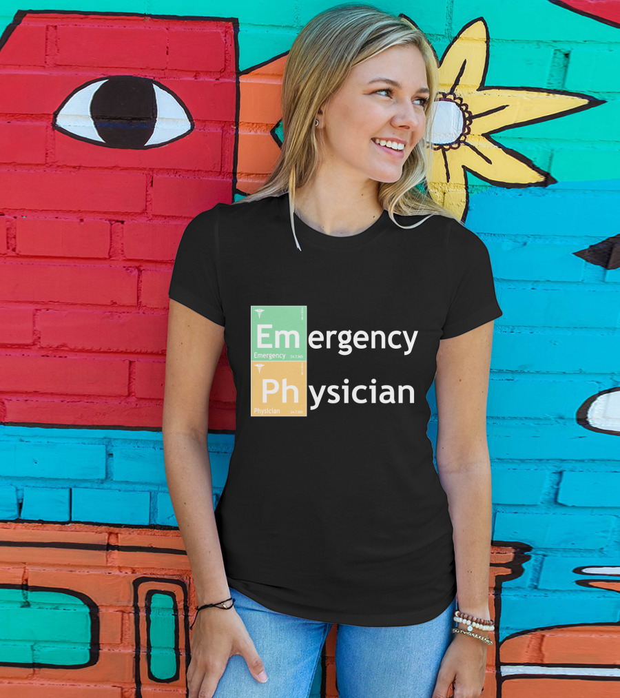 Emergency Medicine Ph Physician Periodic Table T-Shirt