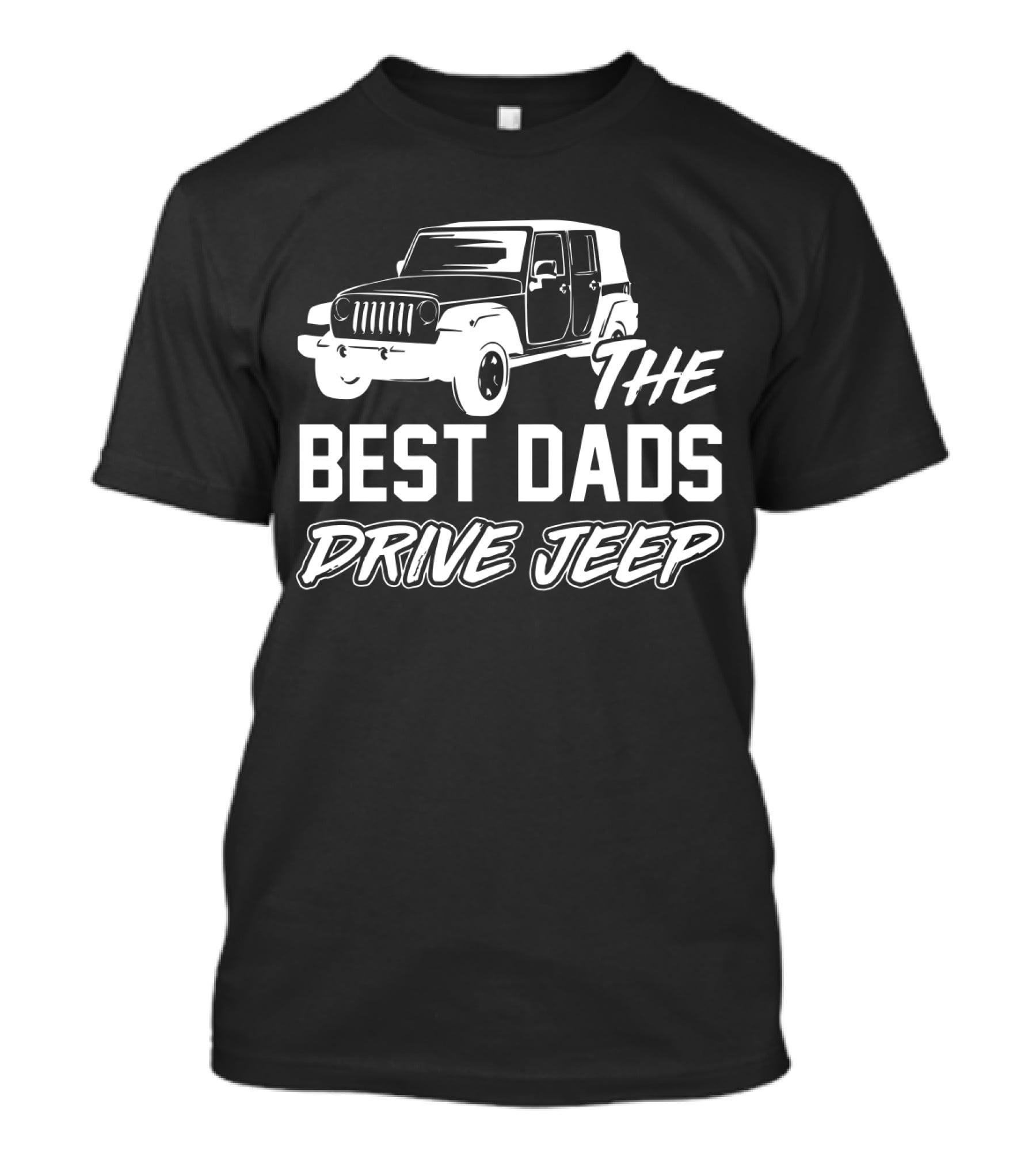 The Best Dads Drive Jeep Iconic Wrangler T-Shirt