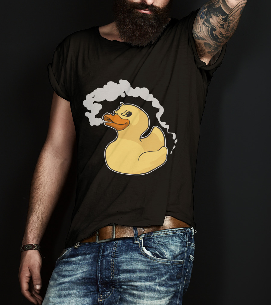 Fire Breathing Rubber Ducky With Smoke T-Shirt