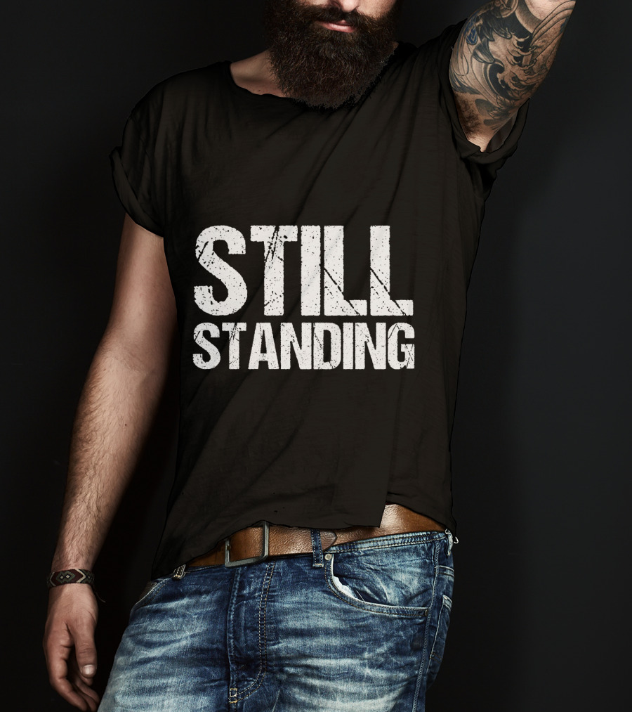 Still Standing Typography T-Shirt