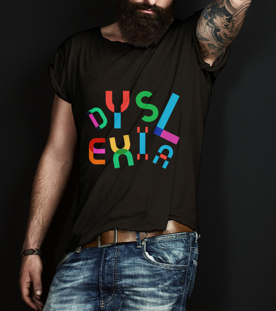 Dyslexia Multicolor Awareness T-Shirt
