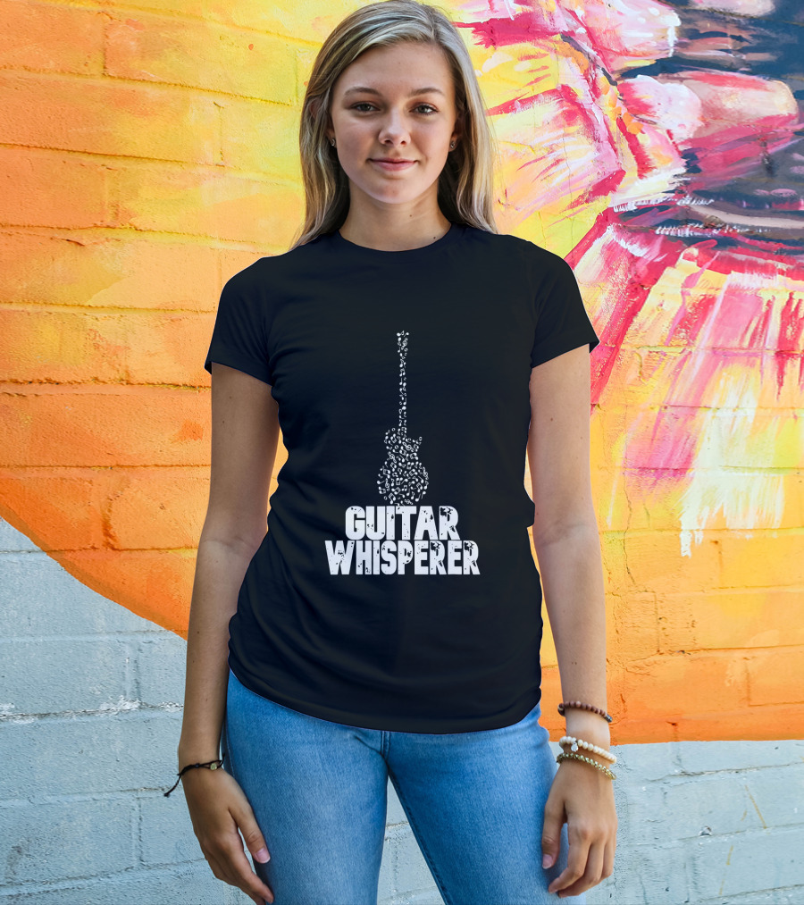 Guitar Whisperer Musical Notes T-Shirt