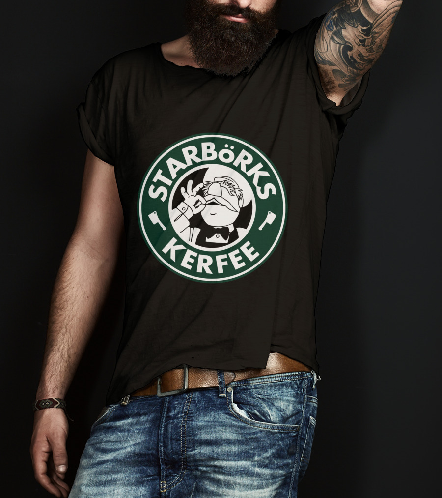 Swedish Chef Starborks Kerfee Starbucks Muppets T-Shirt