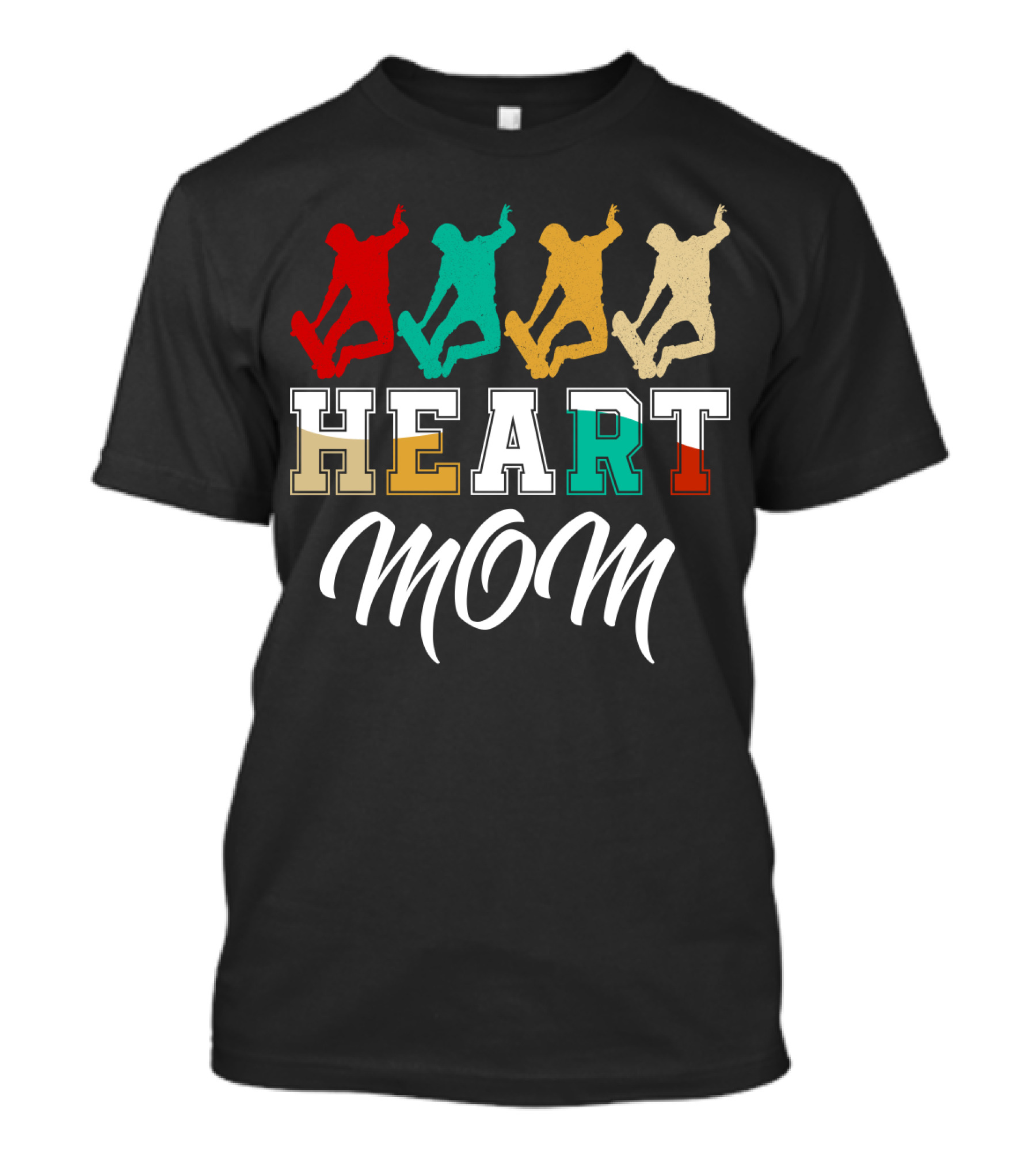 HEART MOM Skateboarding T-Shirt