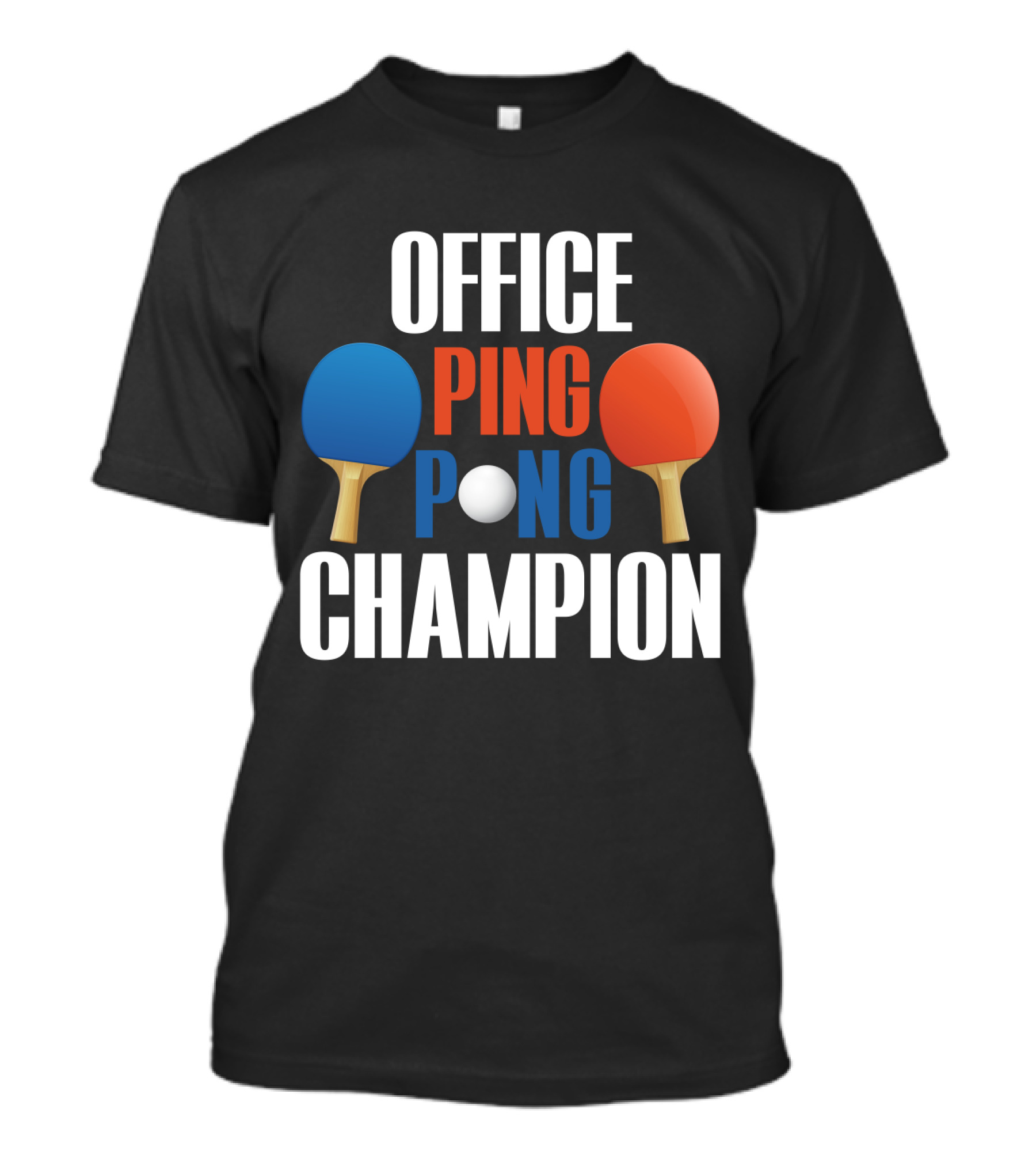 Office Ping Pong Champion Paddle T-Shirt