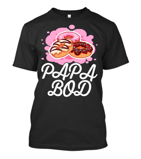Papa Bod Donut Trio With Sprinkles T-Shirt