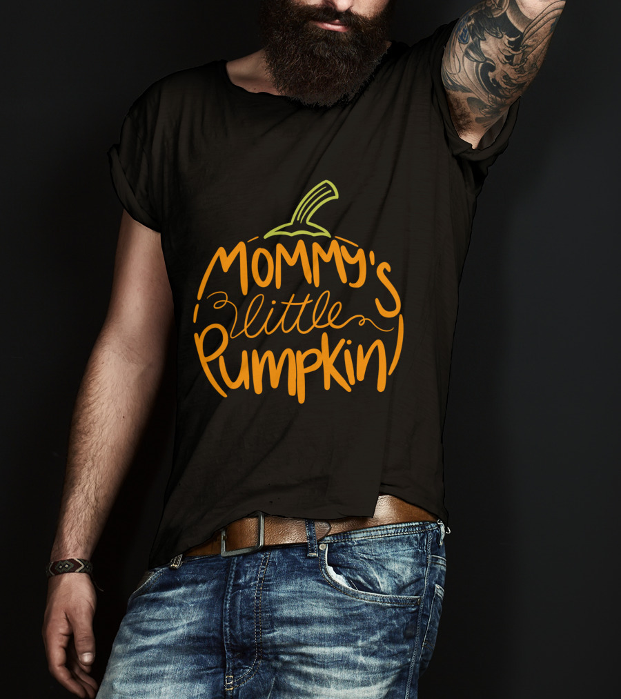 Mommy's Little Pumpkin Halloween Pregnancy Costumes T-Shirt