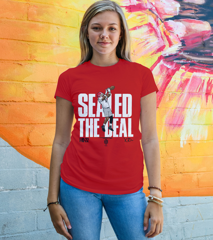 Kelee Ringo Sealed The Deal 1-10-22 Football Catch T-Shirt