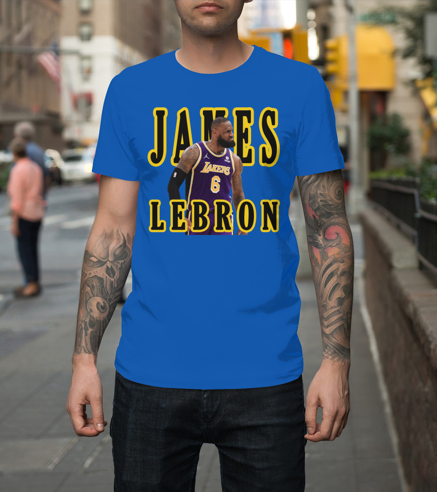 JAMES LEBRON Lakers 6 NBA T-Shirt