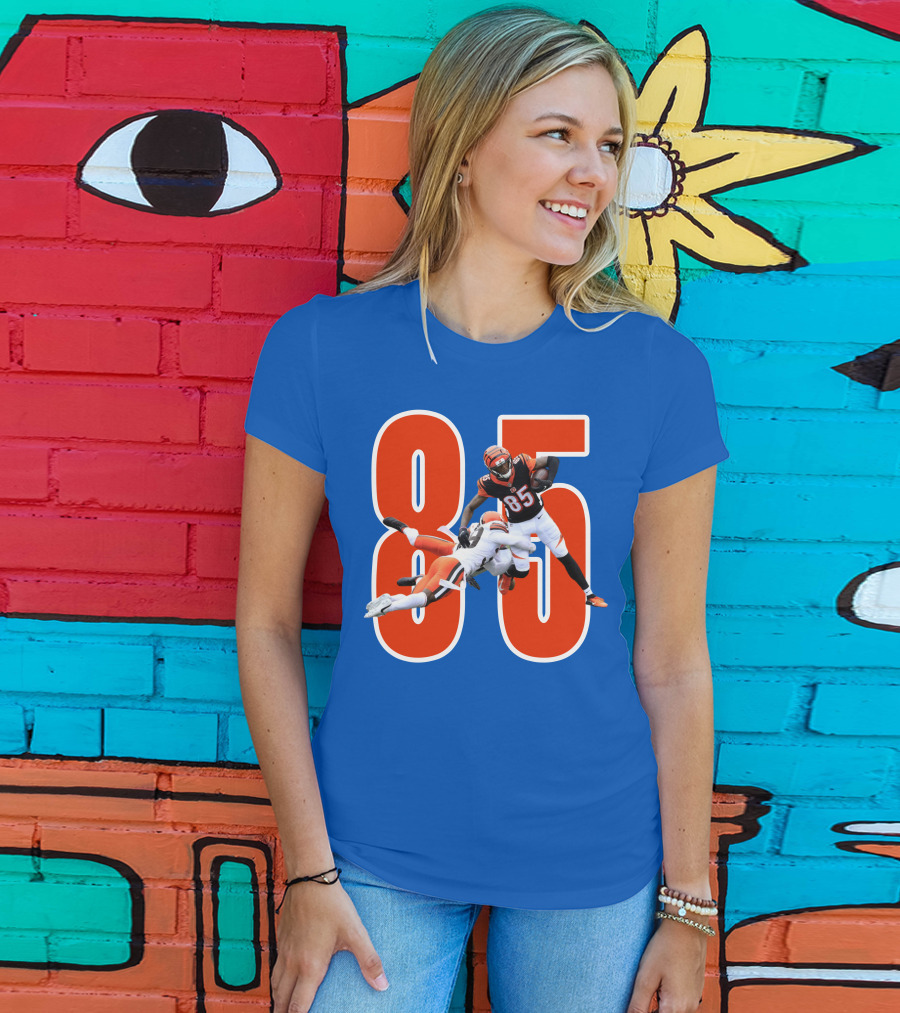 Tee Higgins Tamaurice William Cincinnati Bengals 85 Football T-Shirt