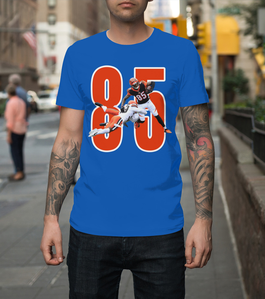 Tee Higgins Tamaurice William Cincinnati Bengals 85 Football T-Shirt