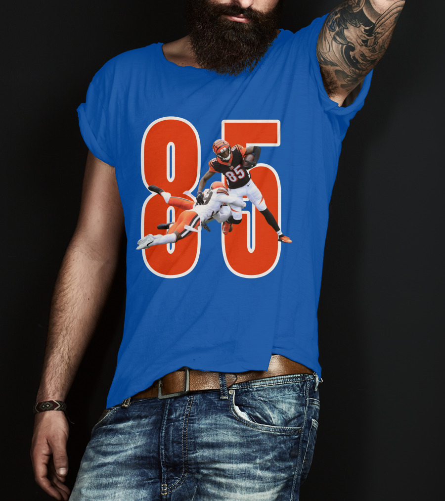 Tee Higgins Tamaurice William Cincinnati Bengals 85 Football T-Shirt