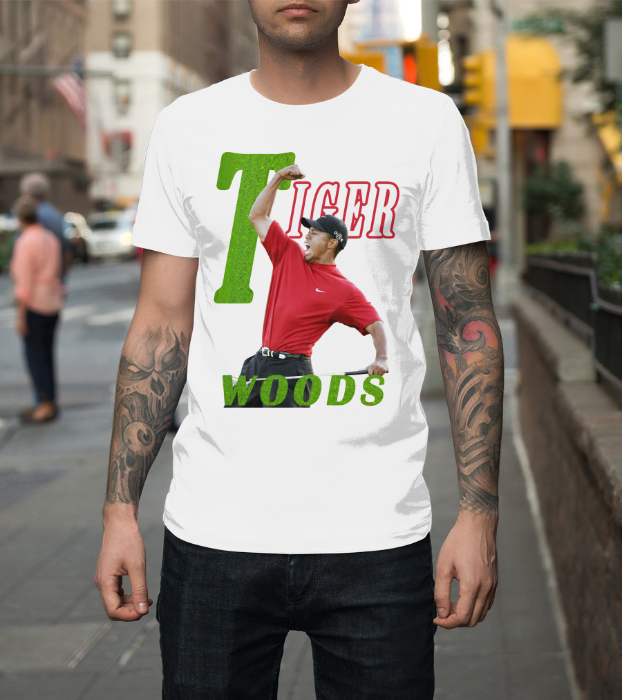 Tiger Woods Golfe Victory T-Shirt