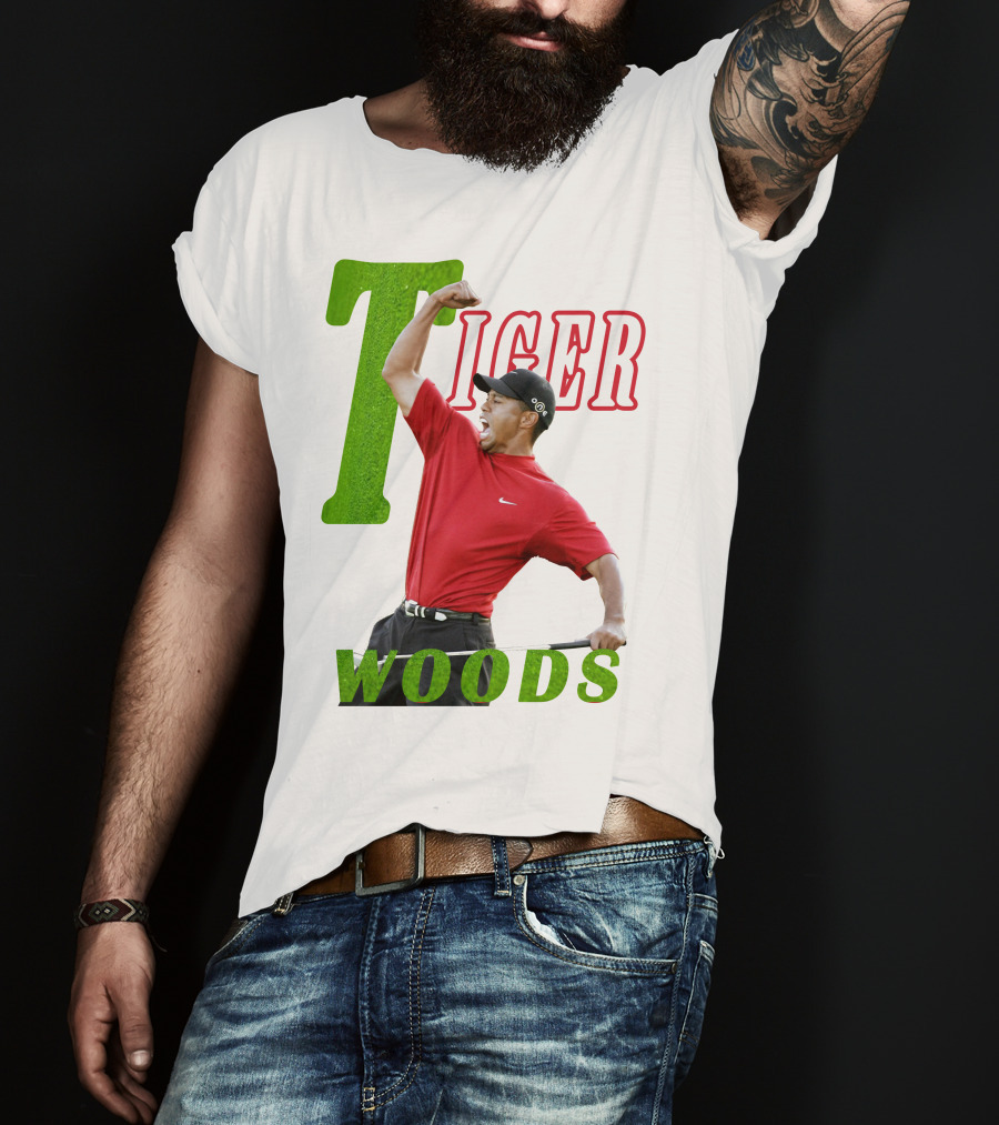 Tiger Woods Golfe Victory T-Shirt
