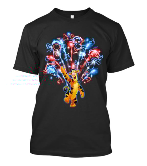 Tigger Fireworks Display Celebration Magic T-Shirt