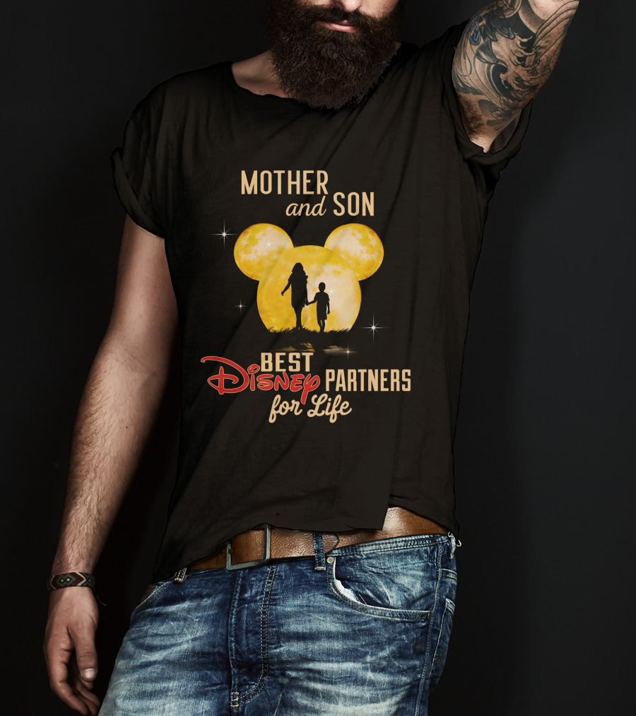 Mother And Son Best Disney Partners For Life T-Shirt