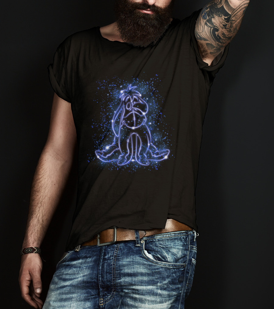 Eeyore Light Constellation Glow Effects T-Shirt