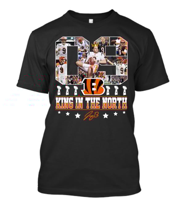 09 King In The North Bengals Football QB T-Shirt