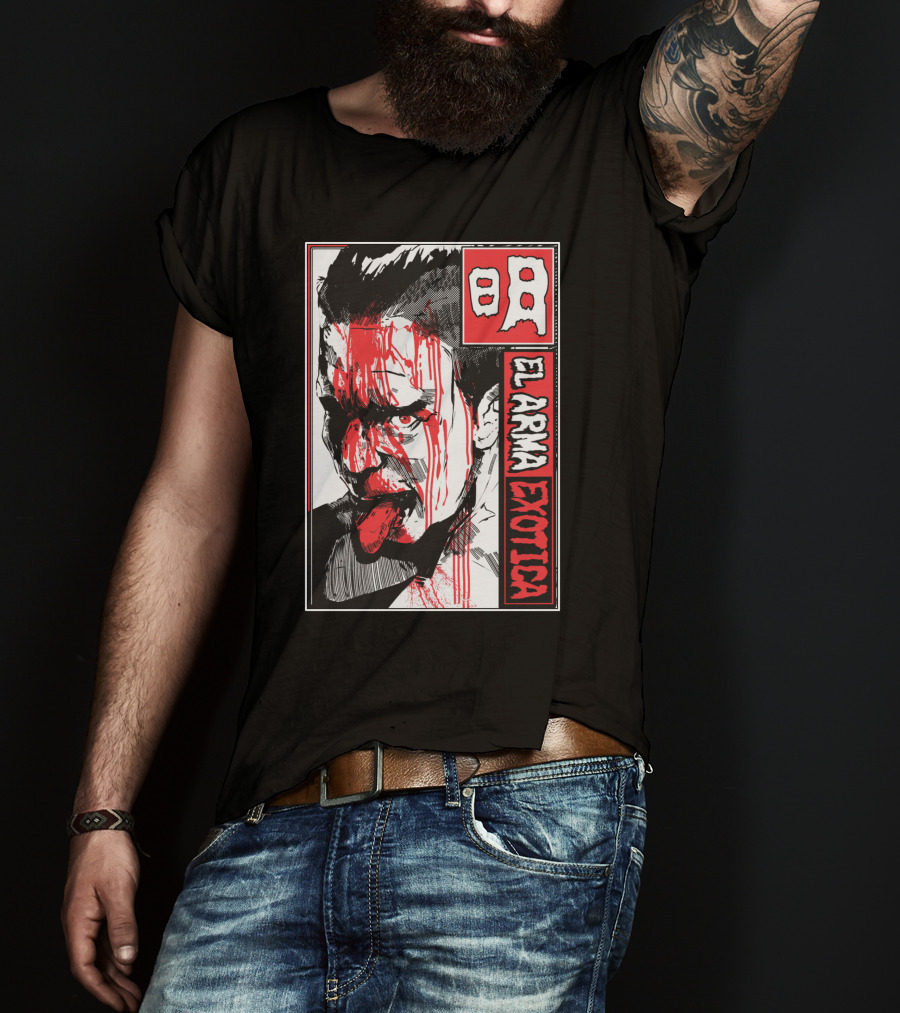 Blood-Soaked Akira El Arma Exotica Manga T-Shirt