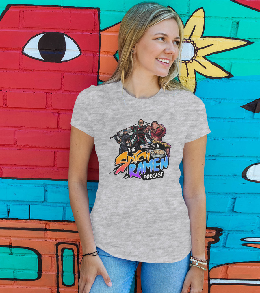 The Spicy Ramen Podcast Ninja Warrior Bowl Adventure T-Shirt