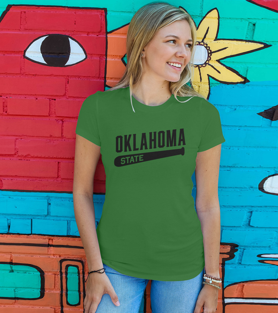 Oklahoma State Baseball Bat T-Shirt