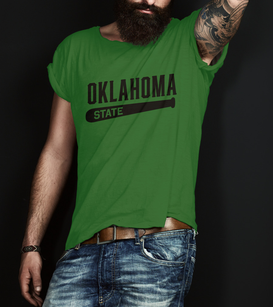 Oklahoma State Baseball Bat T-Shirt