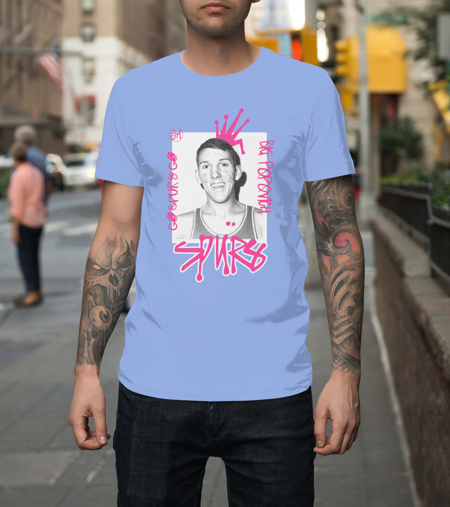 Go Spurs Go Big Popovich Spurs SA T-Shirt