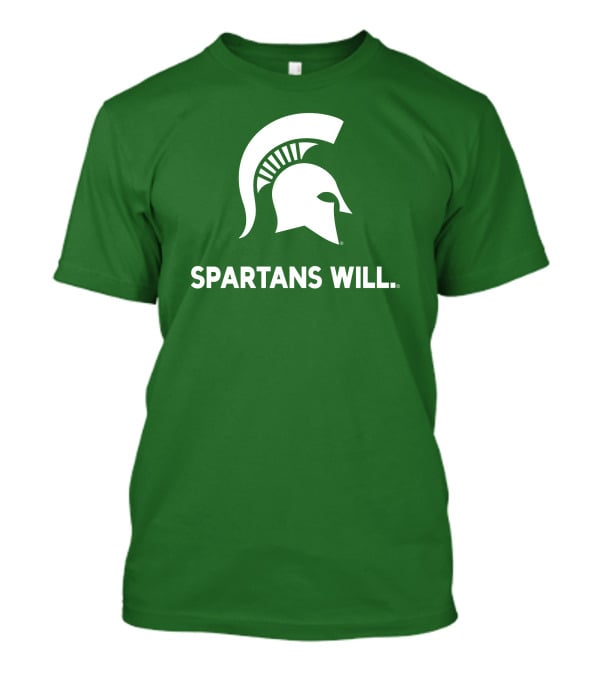 Spartans Will Michigan State Helmet T-Shirt