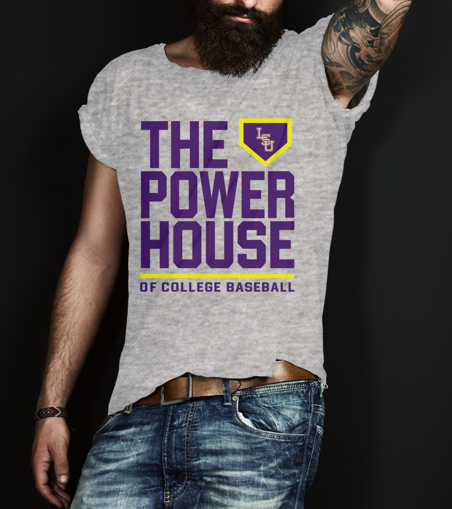 LSU The Power House Of College Baseball T-Shirt
