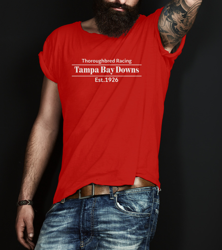 Thoroughbred Racing Tampa Bay Downs Established 1926 T-Shirt