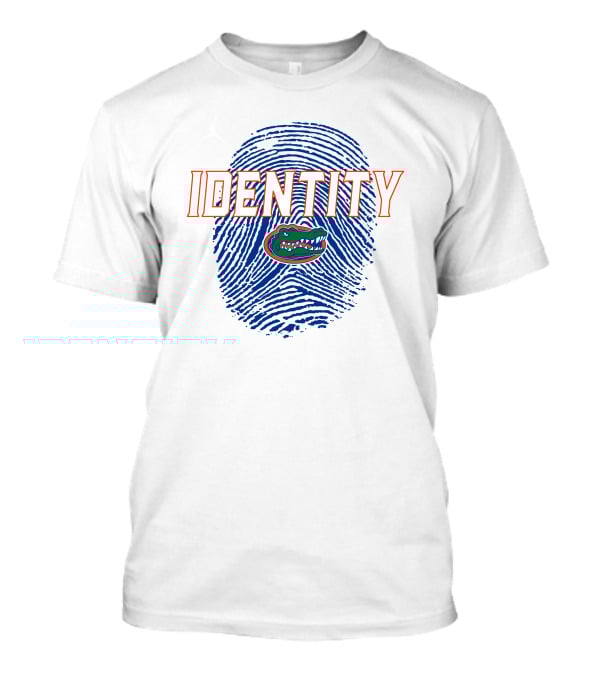 Identity Florida Gators Football Fingerprint Logo Jumpman T-Shirt