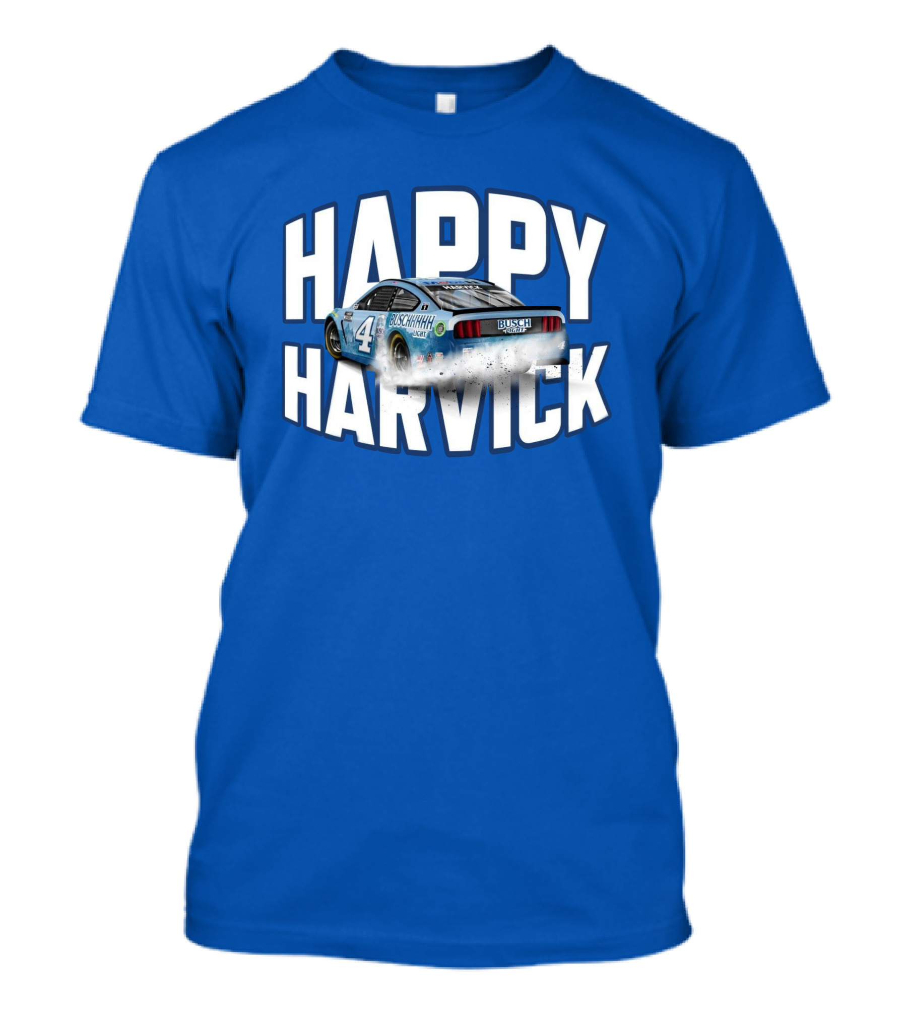 Happy Harvick Busch Racing Car Number 4 T-Shirt