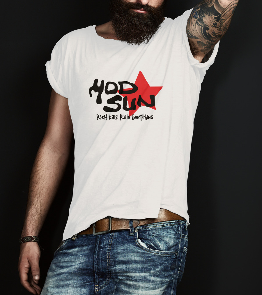 Mod Sun Rich Kids Ruin Everything Red Star T-Shirt