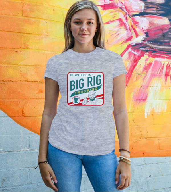 Jordan Greenway 18 Wheelin' Big Rig Trucking Minnesota State Outline T-Shirt