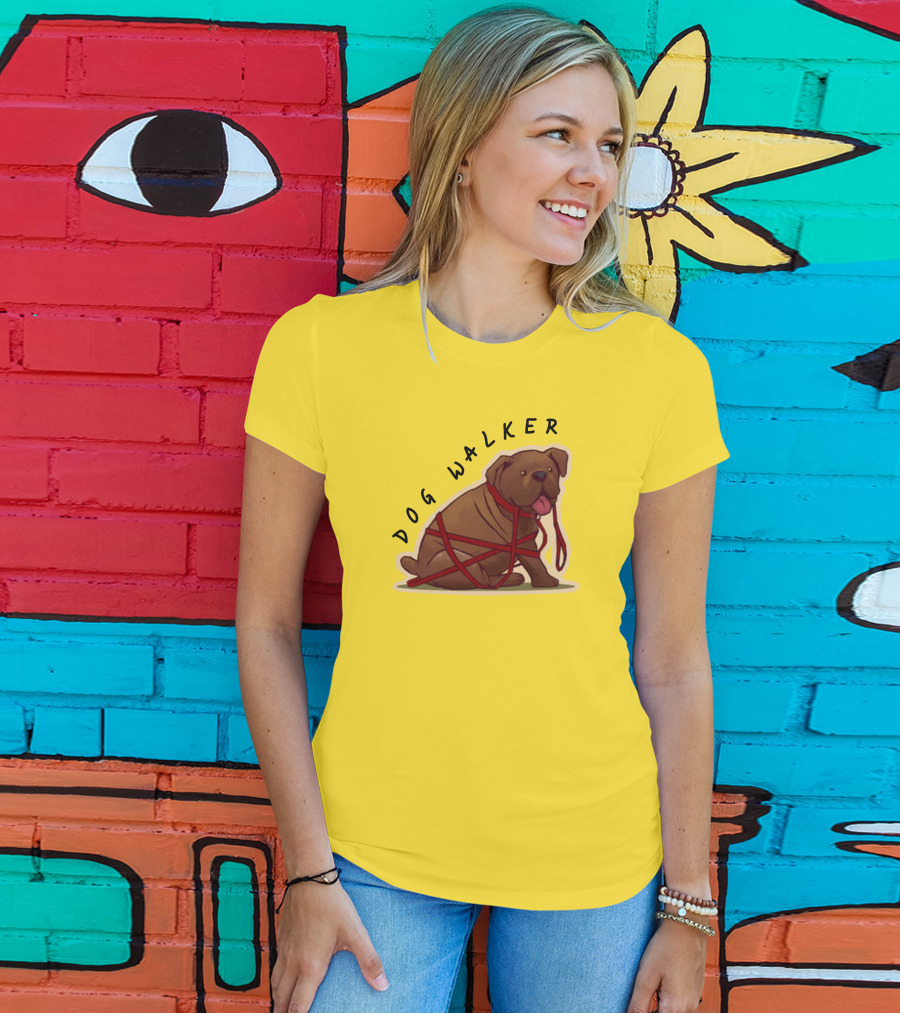 Dog Walker Dwight's Cats And Dogs Collection Dead By Daylight Store T-Shirt