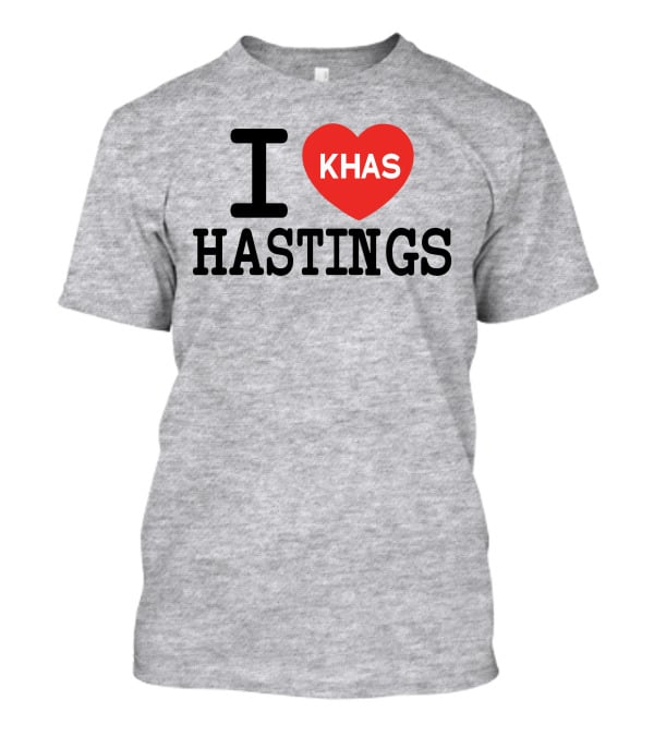 I Love Khas Hastings T-Shirt
