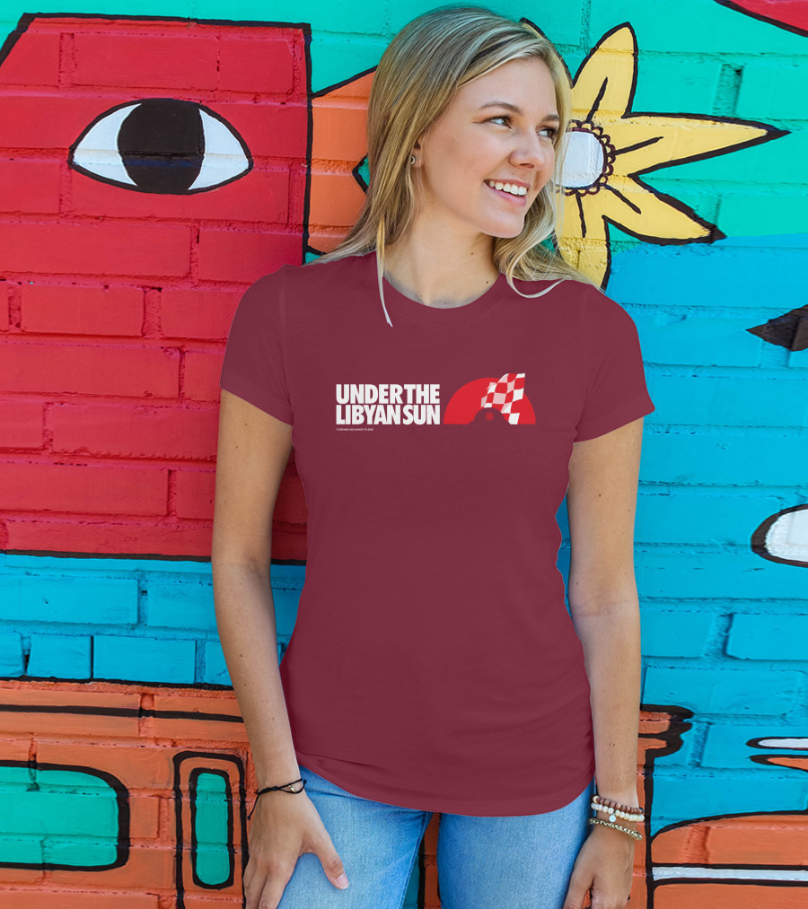 Ste Hoare Under The Libyan Sun Racing Checkered Flag T-Shirt