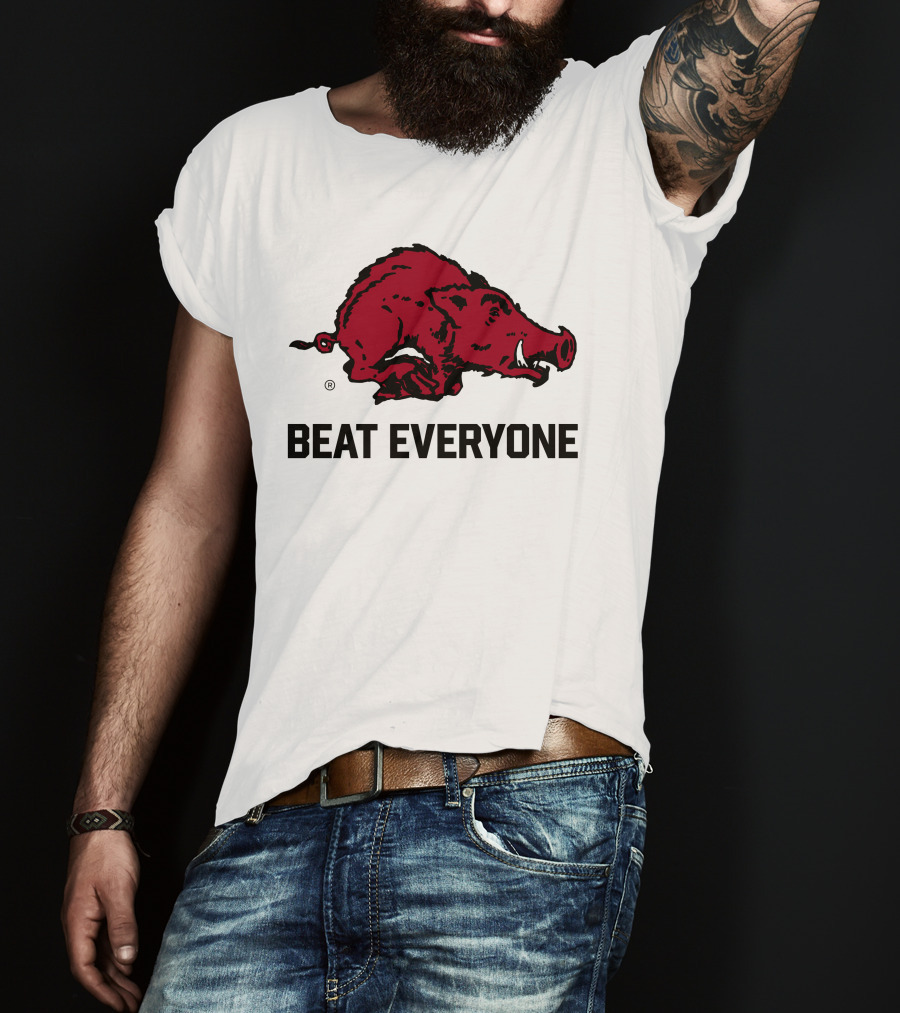 Beat Everyone Razorback Football T-Shirt