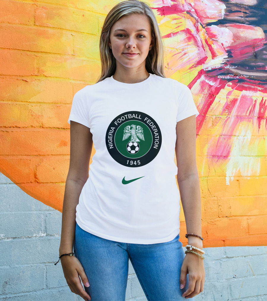 Fast Track Nigeria Football Federation 1945 Super Eagles Crest T-Shirt
