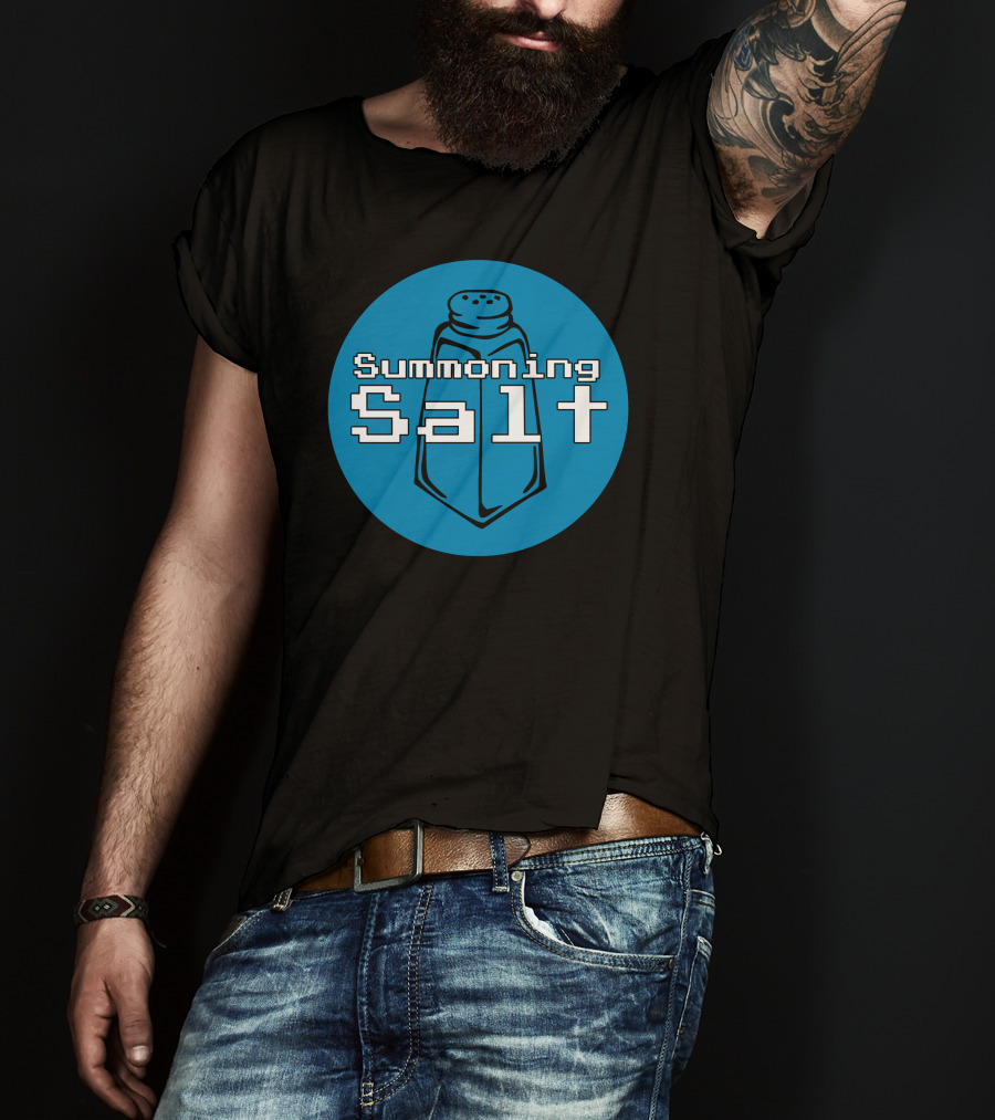 Summoning Salt Retro Gaming Icon With Pixel Art Salt Shaker T-Shirt