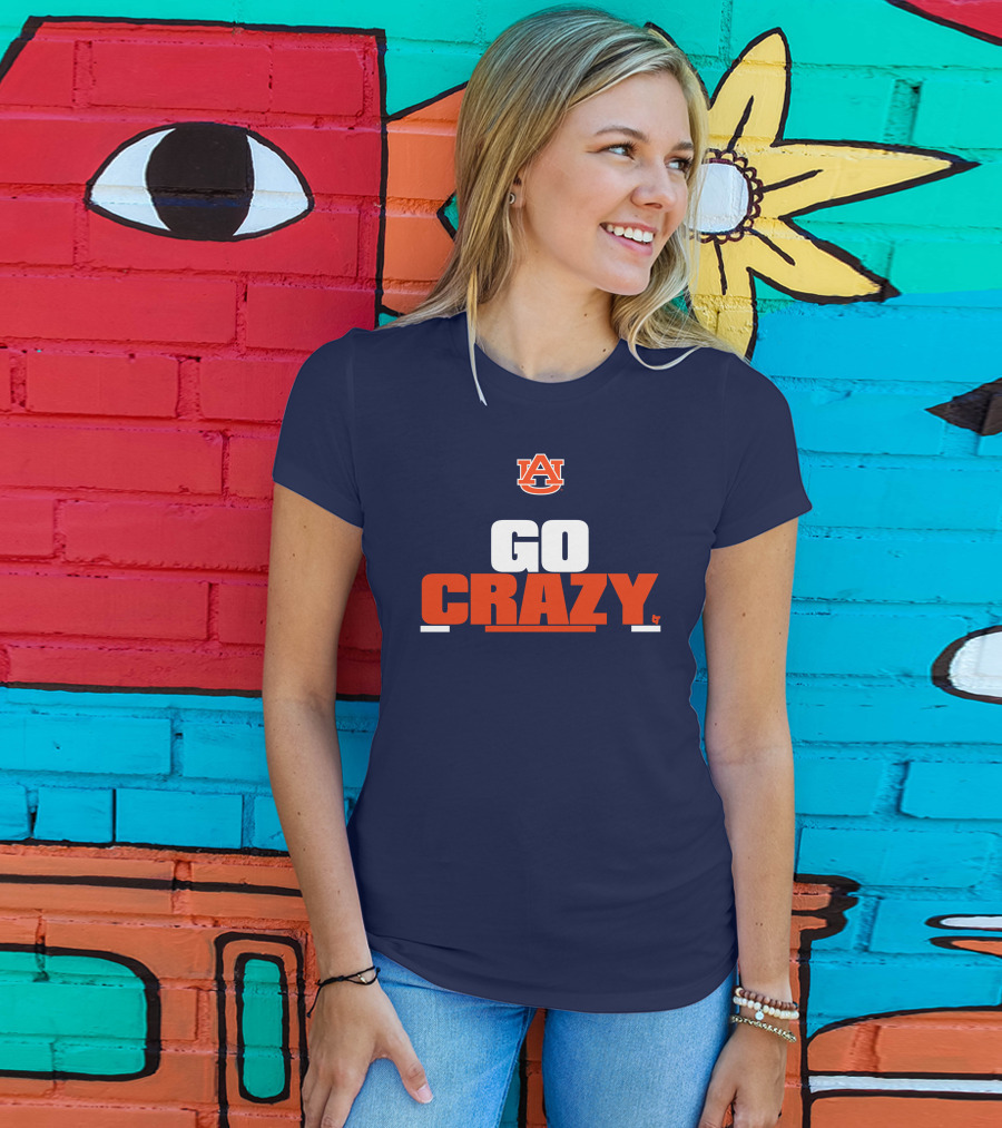 Auburn Football Go Crazy T-Shirt