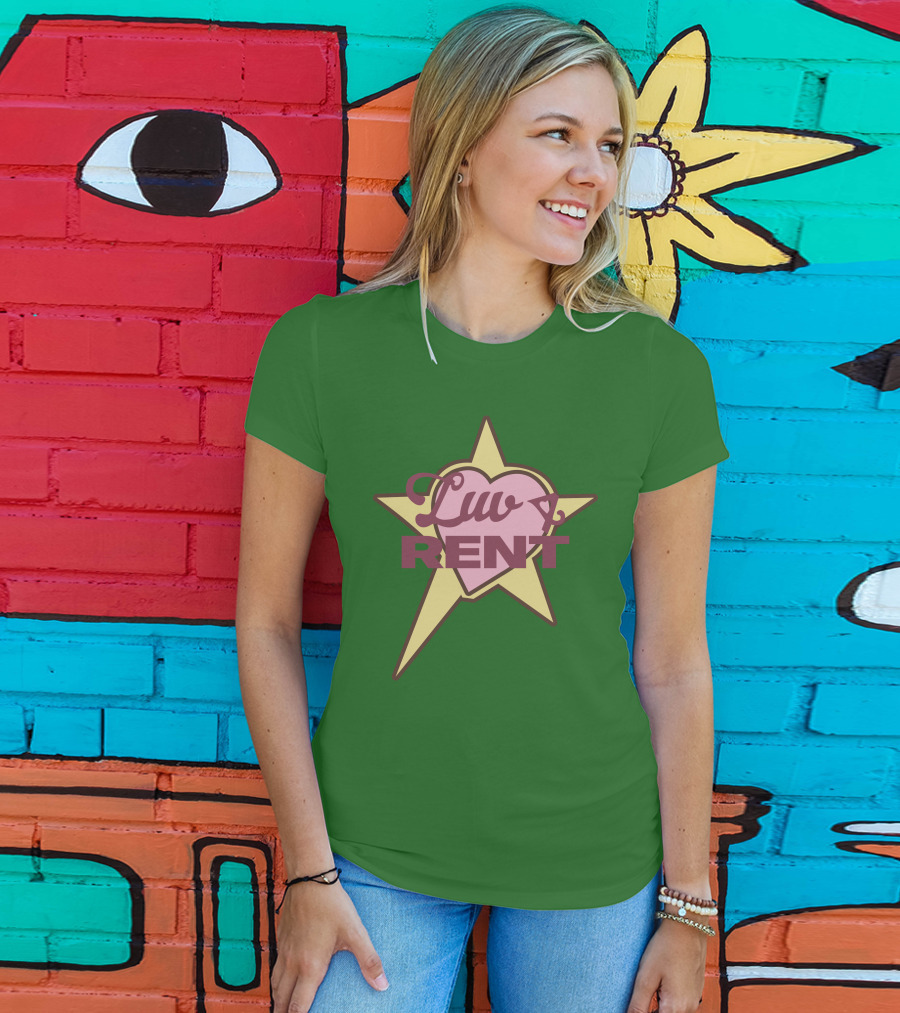 Smino Luv 4 Rent Pink Heart Star T-Shirt