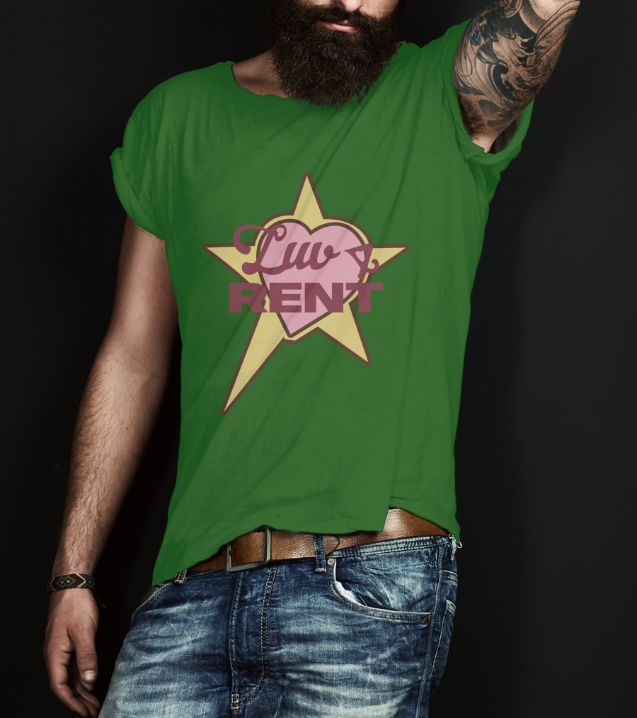 Smino Luv 4 Rent Pink Heart Star T-Shirt