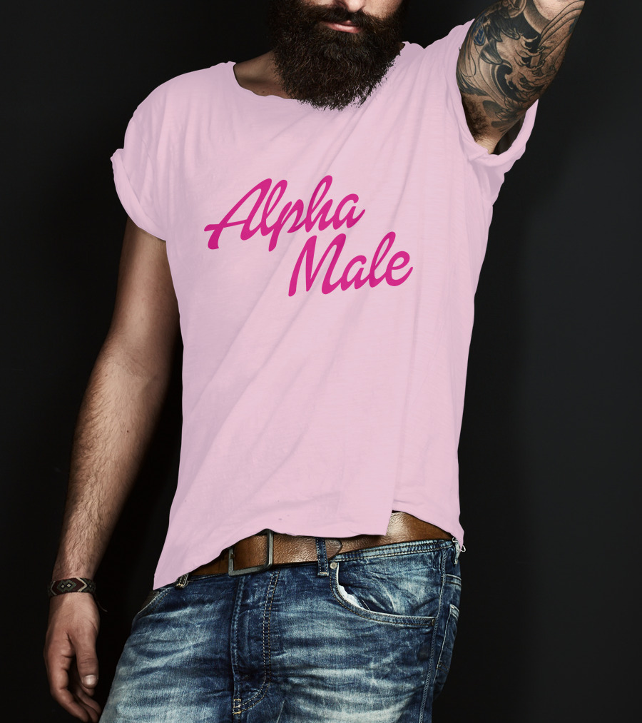 Alpha Male Brys Online Bryson Pink T-Shirt