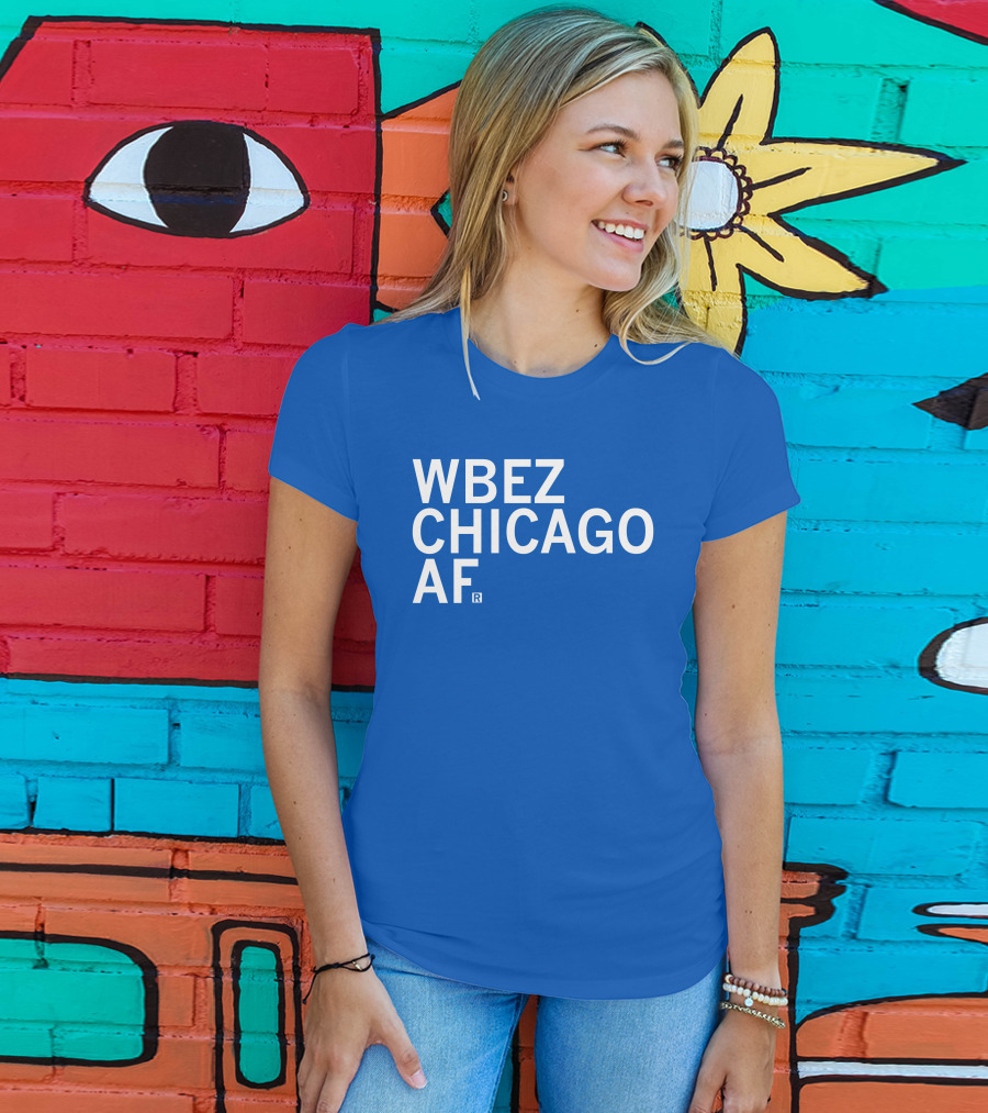 WBEZ Chicago AF Raygun T-Shirt