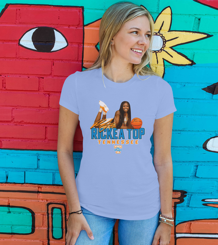 Rickea Top Tennessee Lady Vols Basketball Orange Mountain T-Shirt