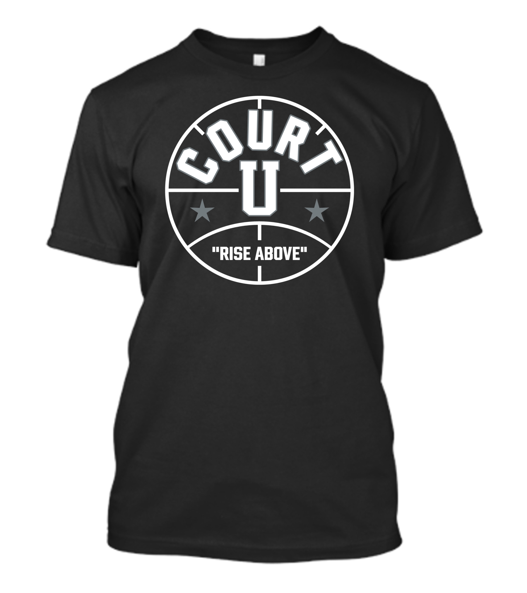 Court U Rise Above Logo Basketball Style Tyler Joseph T-Shirt