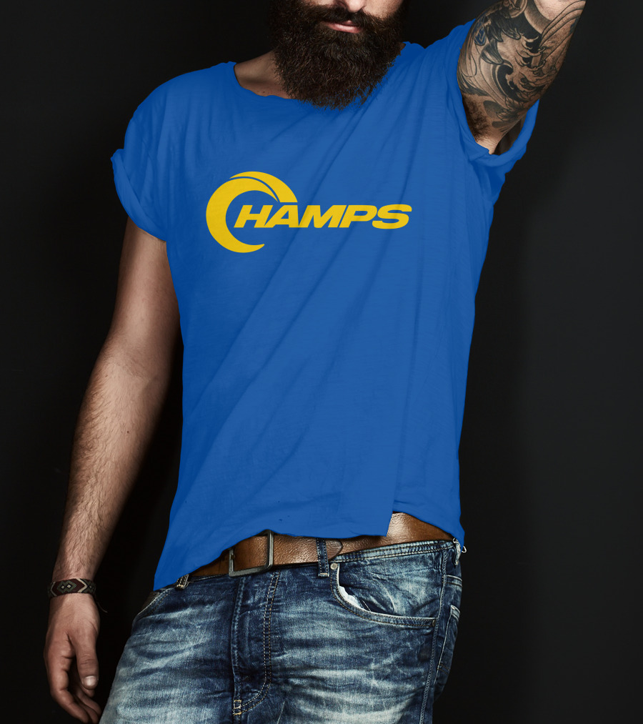 La Champs Danpatrick Yellow Crescent Rams Inspired Merch T-Shirt