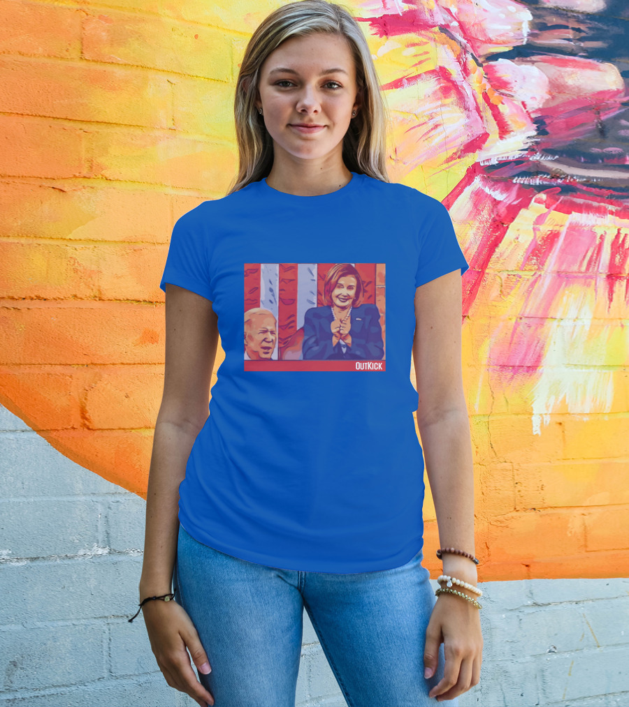 OutKick Creepy Pelosi Patriotic T-Shirt