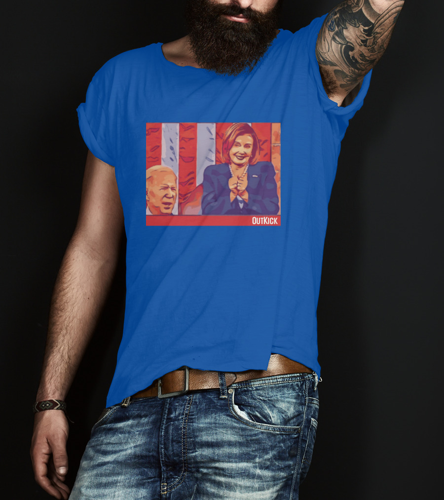 OutKick Creepy Pelosi Patriotic T-Shirt